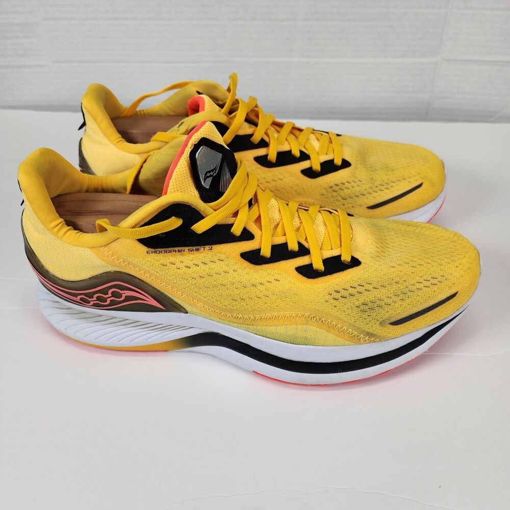 Saucony Endorphin Shift 2 Mens Shoes Size 12 Yellow S20689-16 Athletic Running